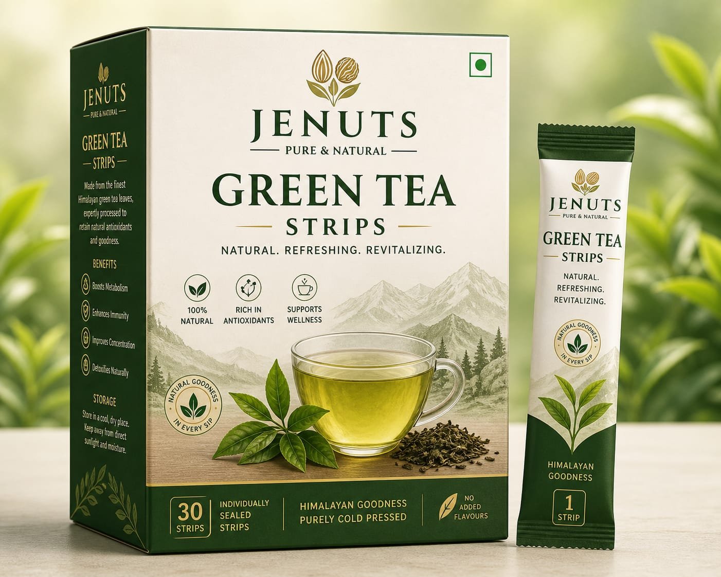 Green Tea Strips